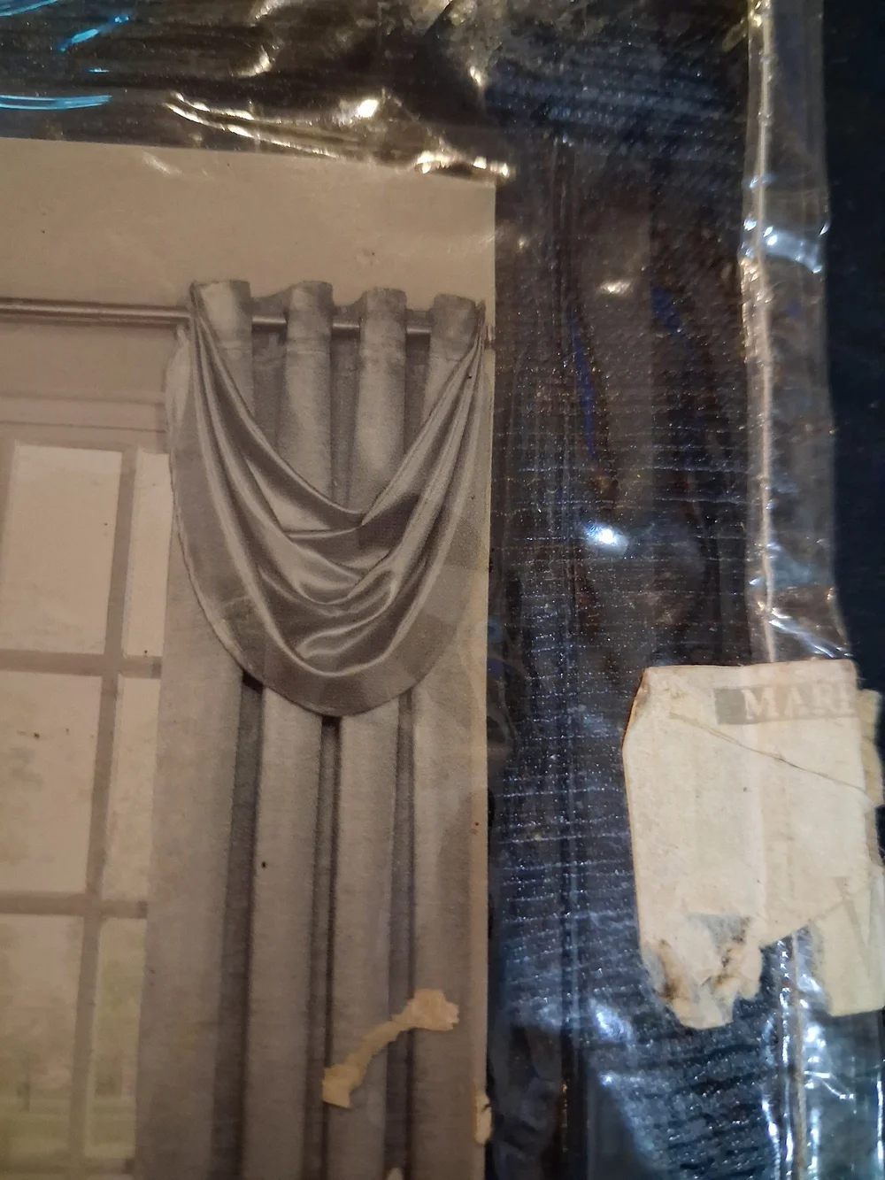 Anastasia Black Blackout Waterfall Valance